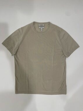COS NEW WOT Men's Crew Neck T-Shirt in Beige